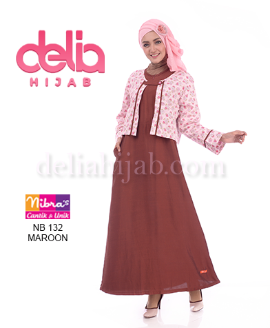 Gamis Nibras Terbaru Gamis Nb 132 Delia Hijab