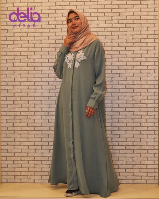 Gamis Casual - Delia Hijab - Gamis Brokat