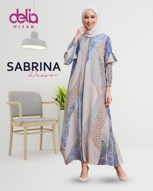 Delia Hijab Sukabumi – Baju Muslim Sukabumi – Baju Gamis Modern – Baju Gamis Model Sekarang – Gamis Syari Modis – Baju Gamis Murah dan Cantik - Sabrina Dress 1