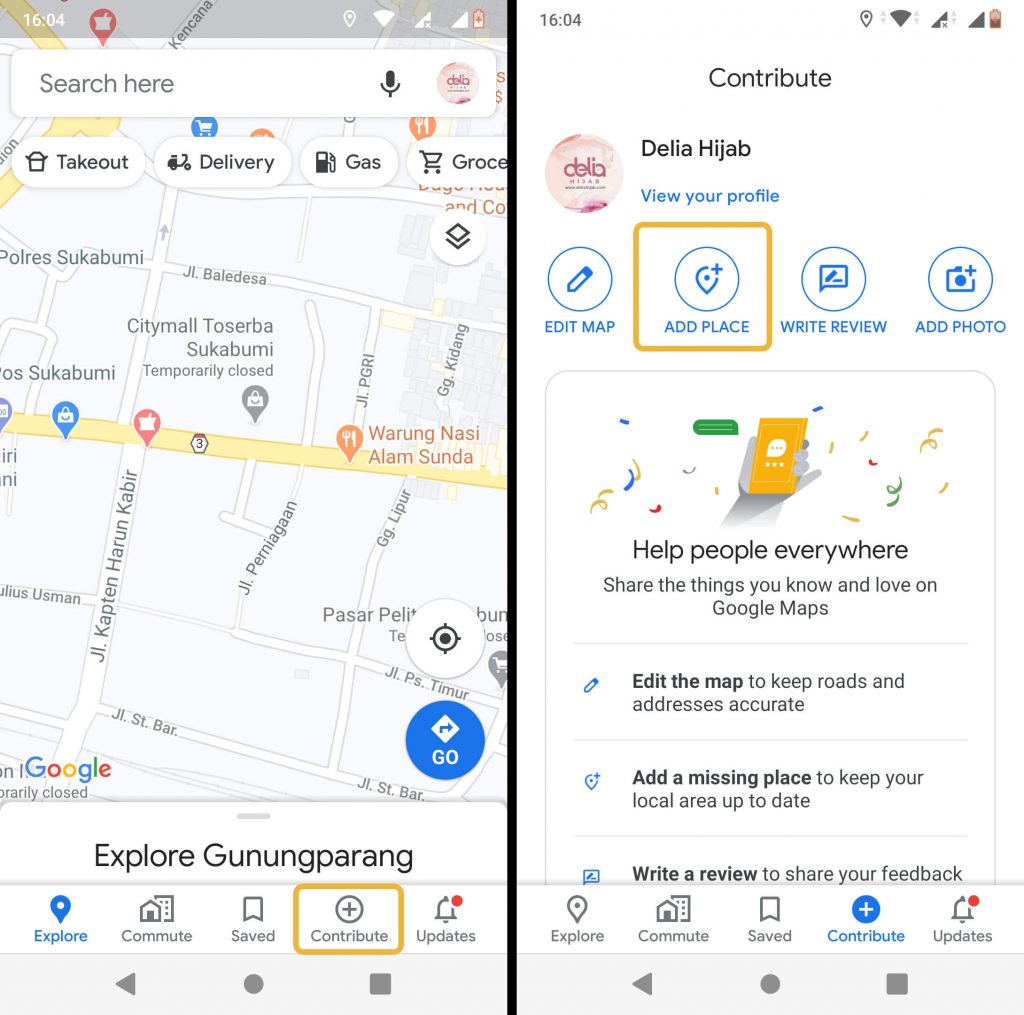 Cara Menambahkan Lokasi Di Google Maps Untuk Bisnis - Delia Hijab