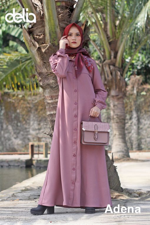 Baju Gamis Modern – Adena Dress – Delia Hijab