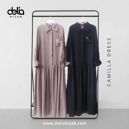 Baju Gamis Modern - Camilla Dress - Delia Hijab 2