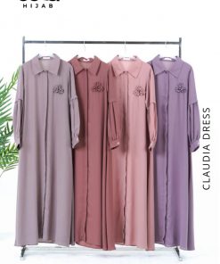 Baju Gamis Modern - Charlotte Dress - Delia Hijab