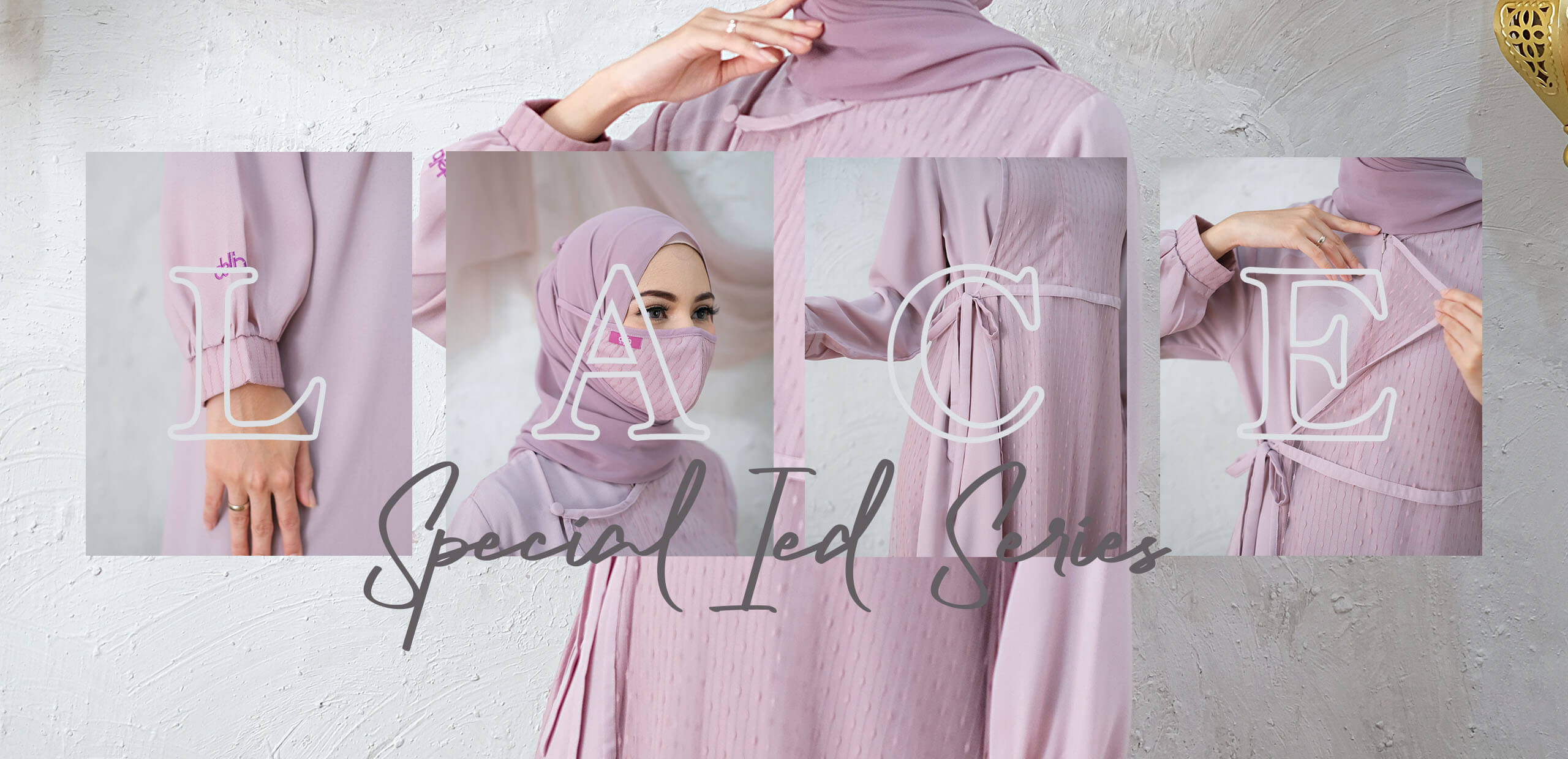 Baju Muslim Renda Terbaru - Model Baju Lebaran Idul Fitri 2021 - Delia Hijab D